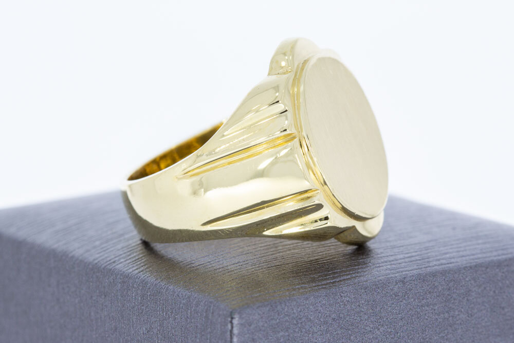Herren Siegelring 14 Karat Gold - 21 mm