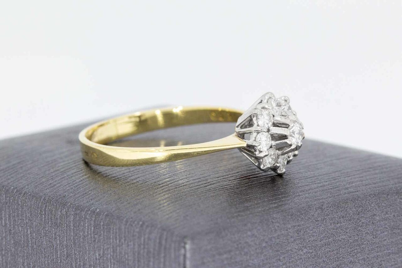 14 Karat Gold Diamant Ring - 19,8 mm