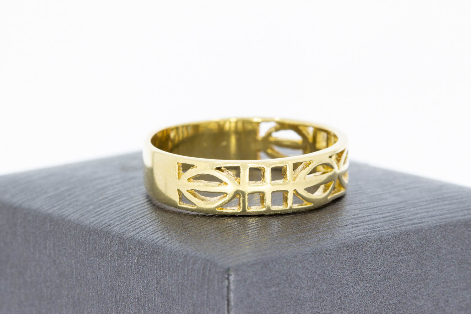 Fantasy Band Ring 14 Karat Gold - 20,7 mm