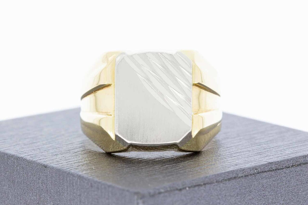14 Karat Goldene Herren Ring - 21,2 mm