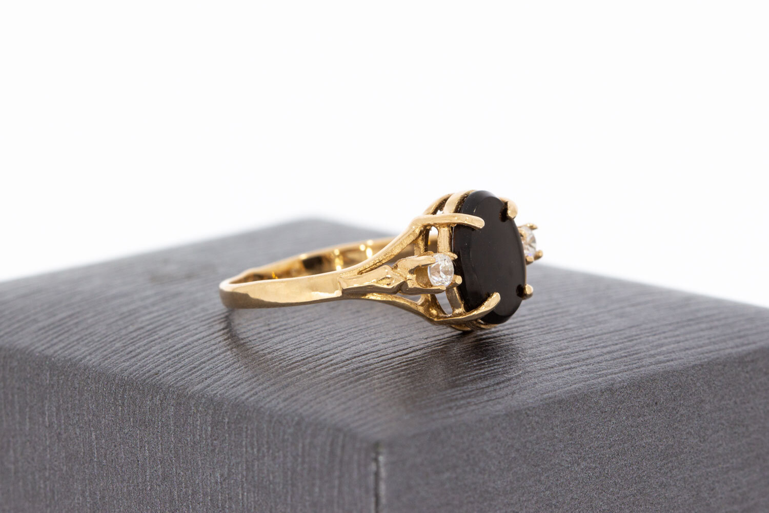 Saphir Marquis Ring 14 Karat Gold - 16,9 mm