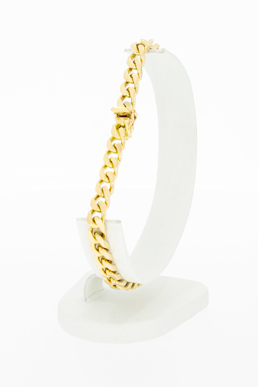 Panzer-Armband aus 18 Karat Gold - 22,3 cm