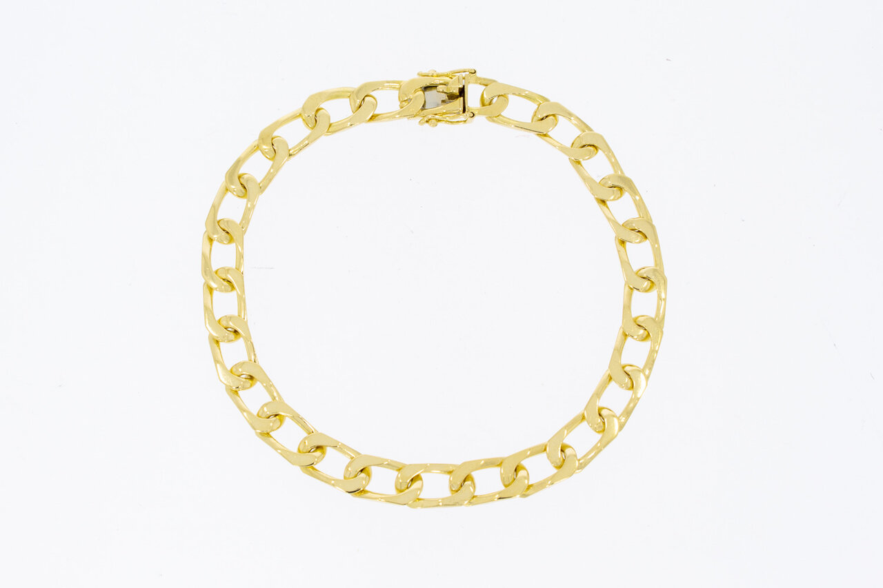 Panzer Gold Armband 18 Karat - 20,7 cm