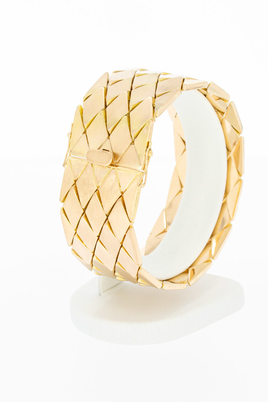 Breites Goldarmband 18 Karat - 18,4 cm