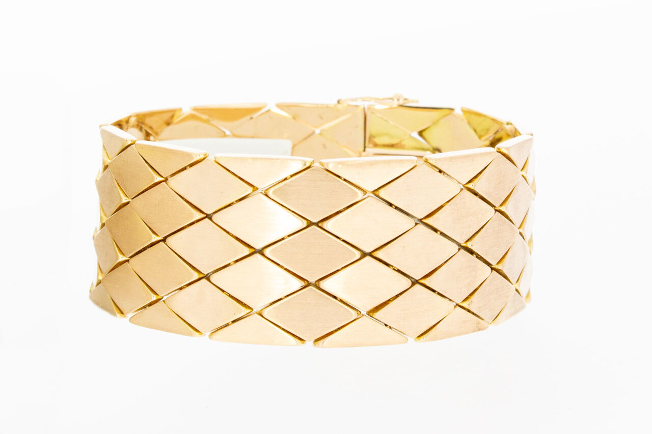 Breites Goldarmband 18 Karat - 18,4 cm
