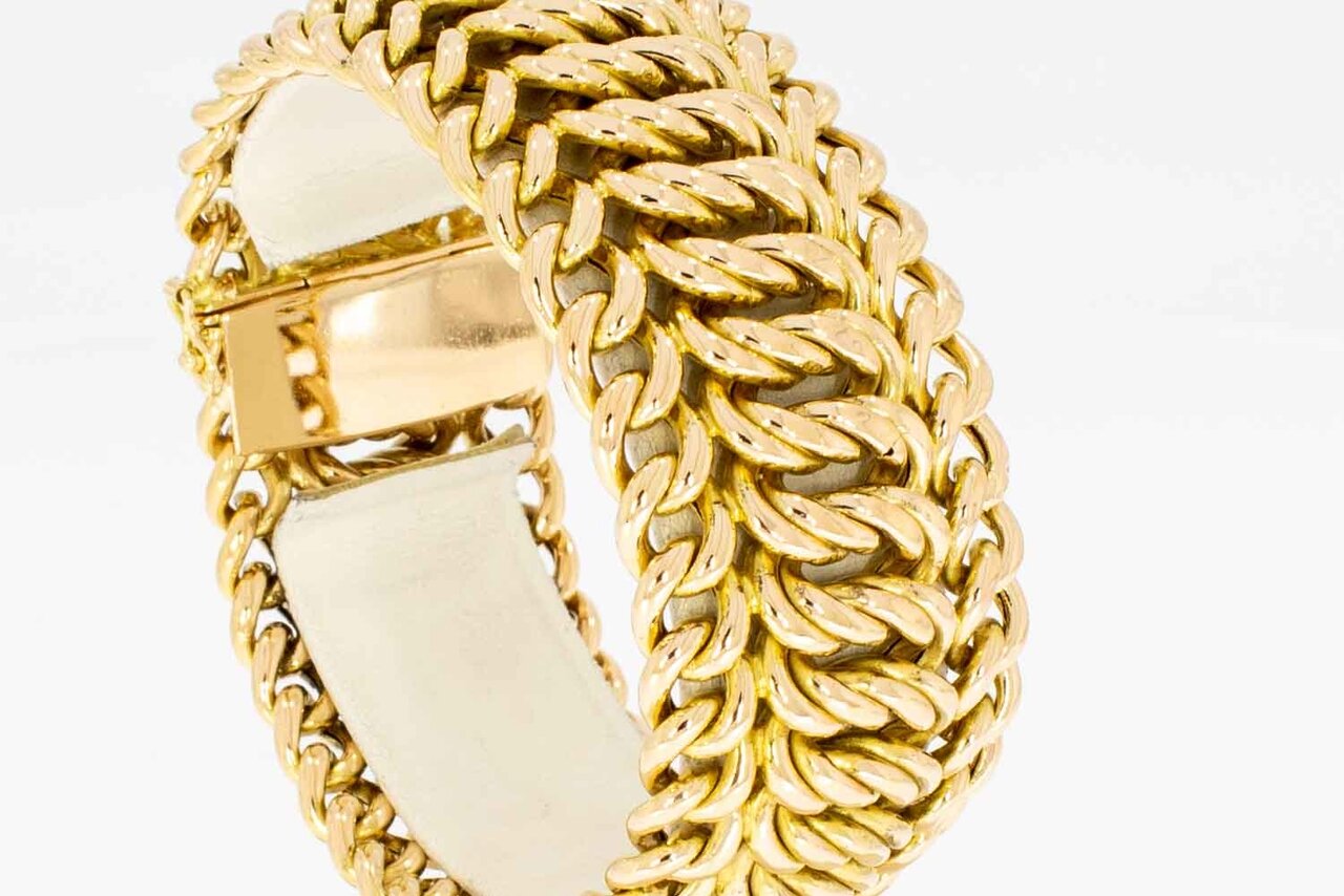 Breites Goldarmband 18 Karat - 18,6 cm
