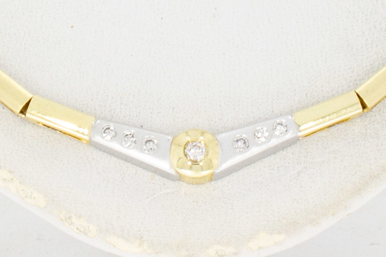 14 Karat Goldbarren Damenkette - 48 cm