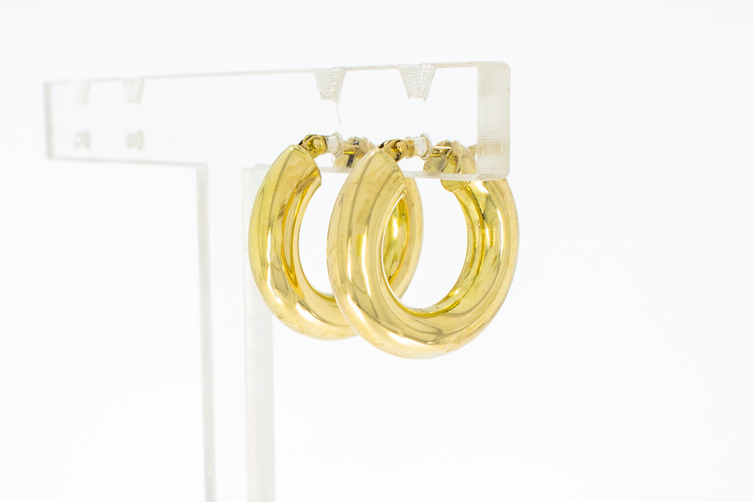 Gold Creolen 18 Karat - Durchmesser 2 cm