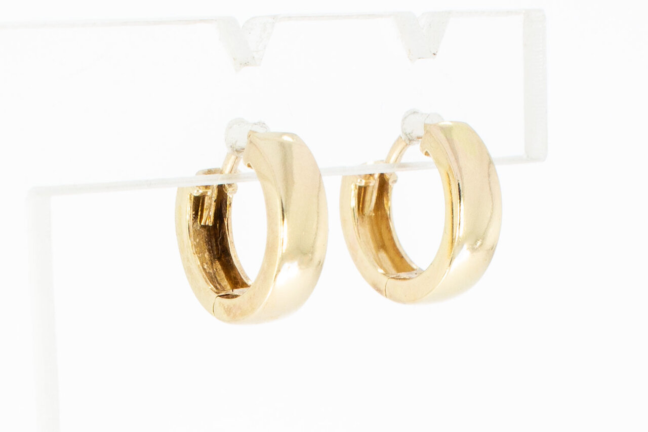 Creolen 14 Karat Gelb Gold - 1,2 cm