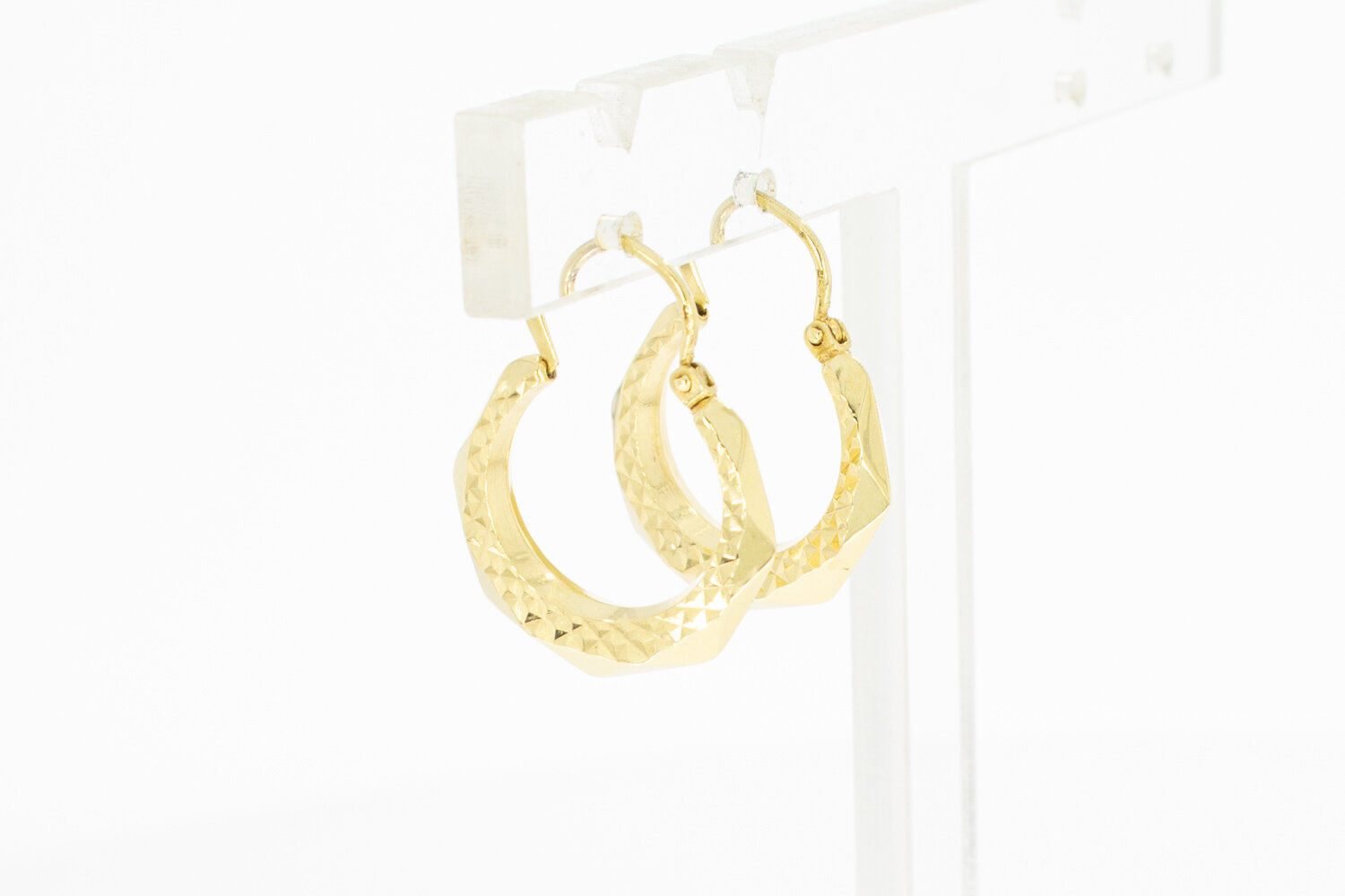 14 Karat Gelbgoldene Creolen - 1,7 cm