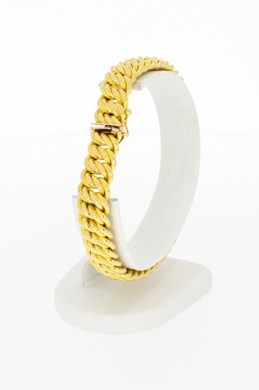 18 Karat geflochtenes Armband - 20,5 cm