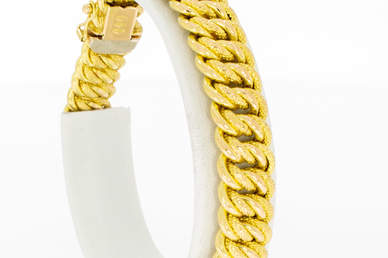 18 Karat geflochtenes Armband - 20,5 cm