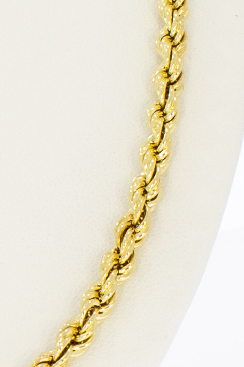 585 Goldene Kordel Kette - 81,5 cm