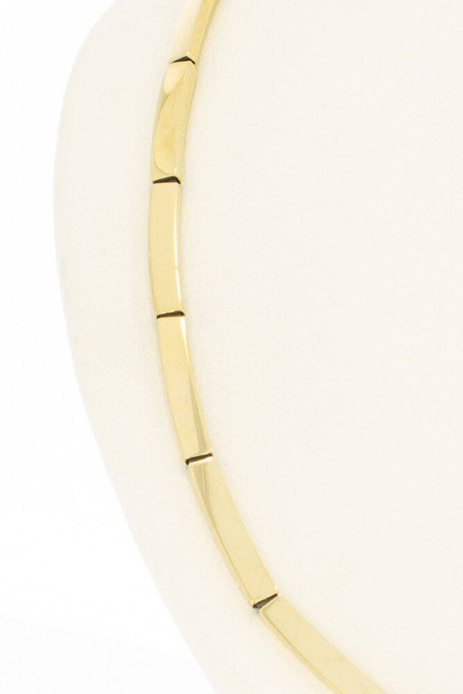 14 Karat Stäbchen Goldkette - 42,2 cm
