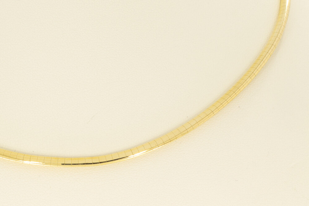 Omega Goldkette 14 Karat - Länge 46 cm