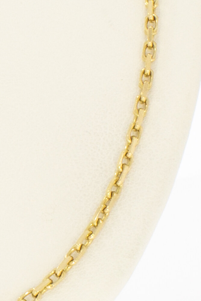 Ankerkette 14 Karat Gelbgold - 56 cm