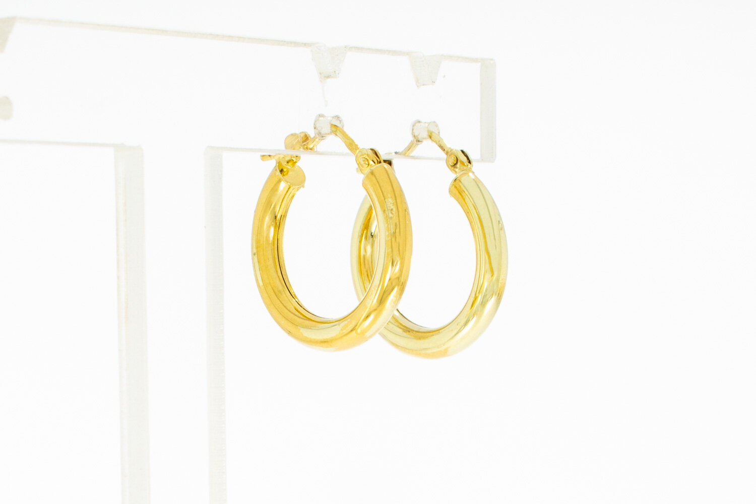 Klassische Geldgold Ohrringe set - 1,9 cm