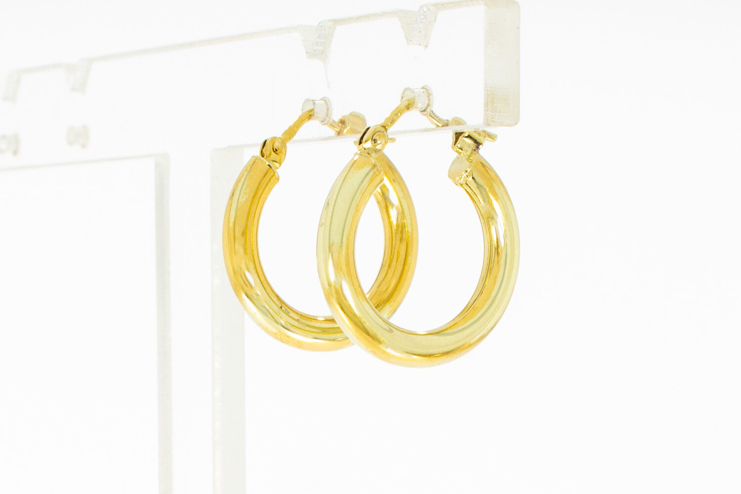 Klassische Geldgold Ohrringe set - 1,9 cm