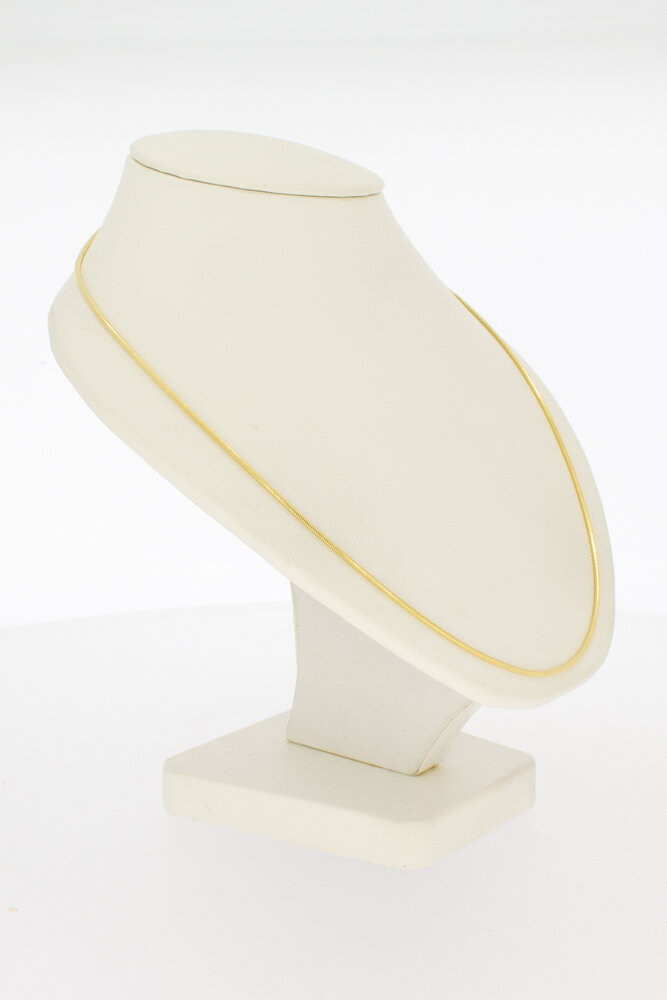 14 Karat Schlangenkette - 45,5 cm
