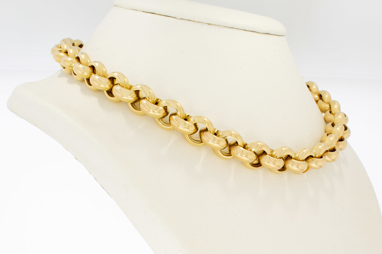 585 Gelbgold Damen Erbskette - 46 cm