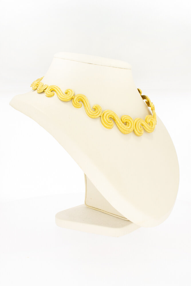 Halskette 18 Karat Gelbgold - 43 cm