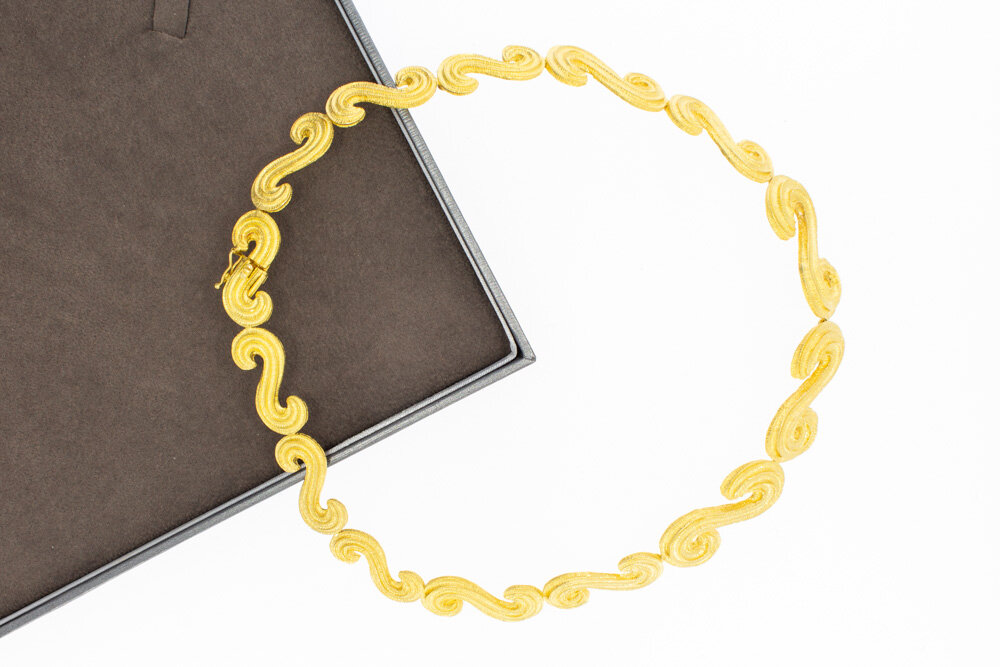 Halskette 18 Karat Gelbgold - 43 cm