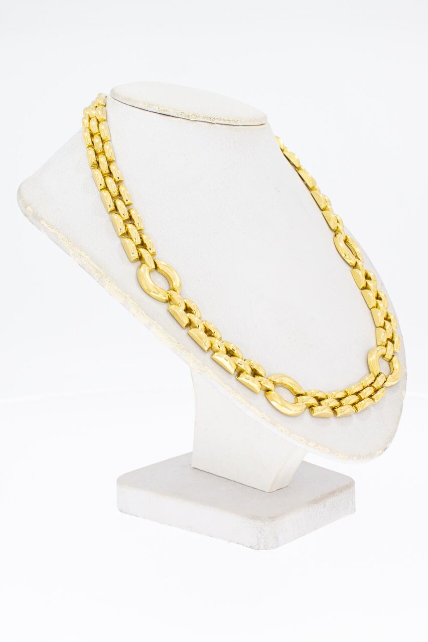 Milaneser Damen Goldkette  750 - 43,5 cm