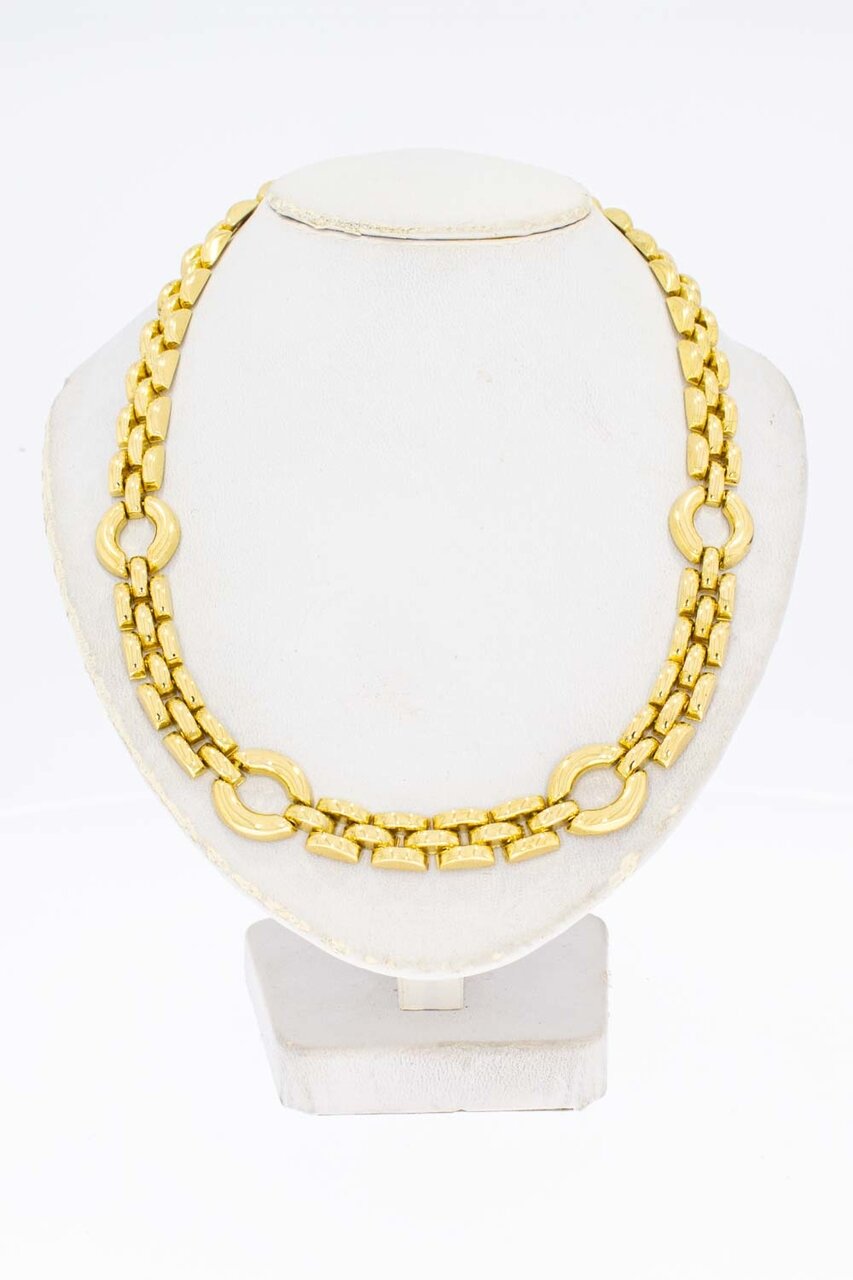 Milaneser Damen Goldkette  750 - 43,5 cm