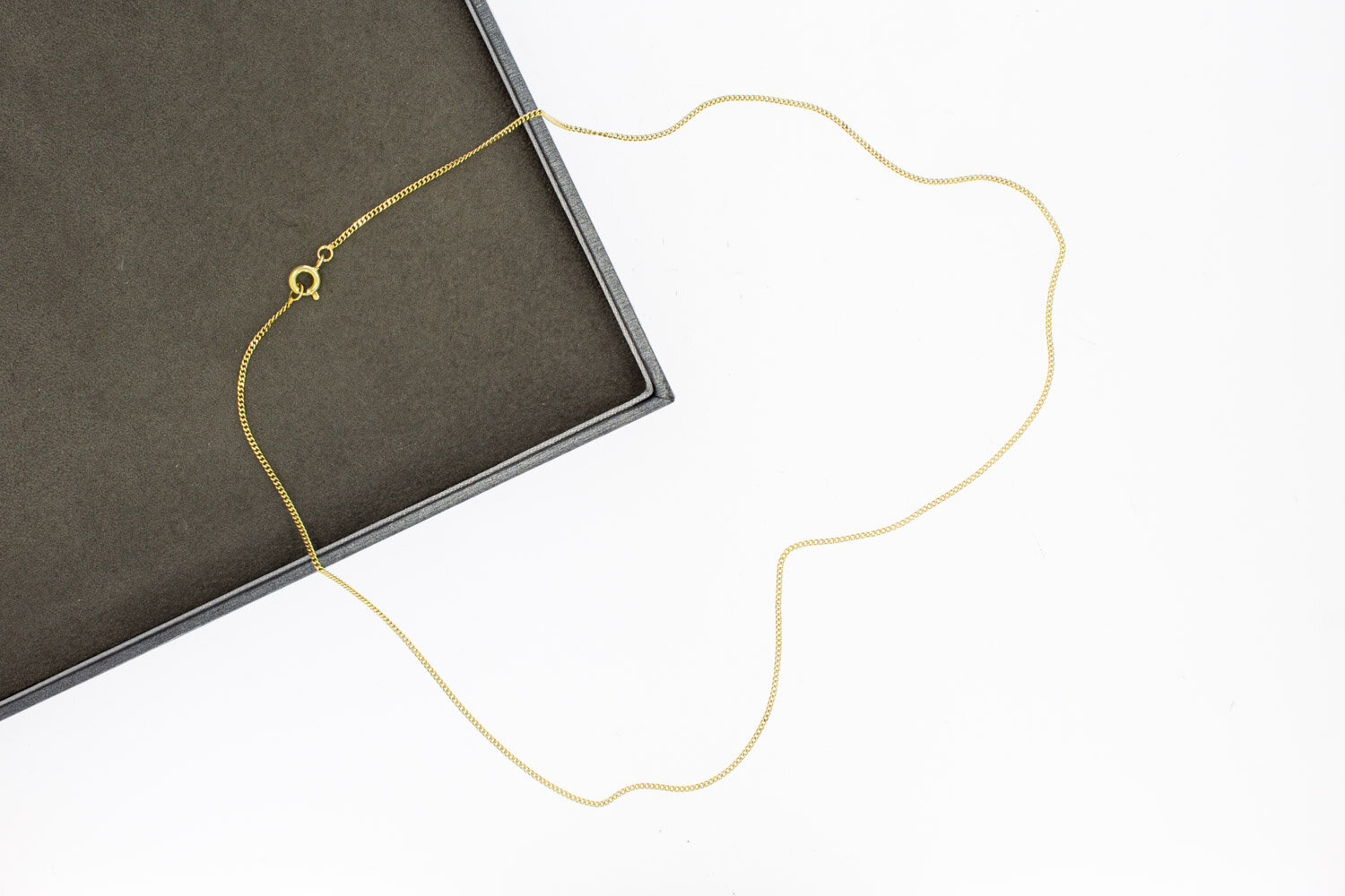 Panzerkette aus 585 gelb Gold - 48 cm