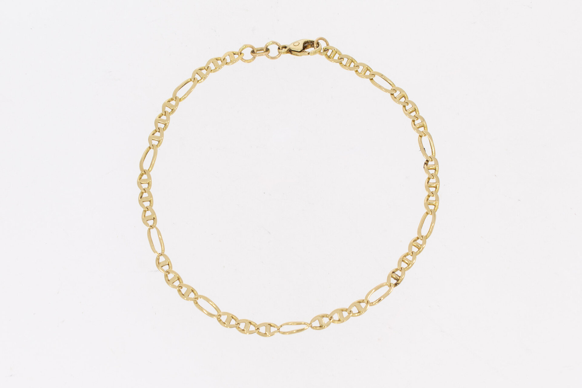 585 Anker Gold Armbändchen - 19,5 cm