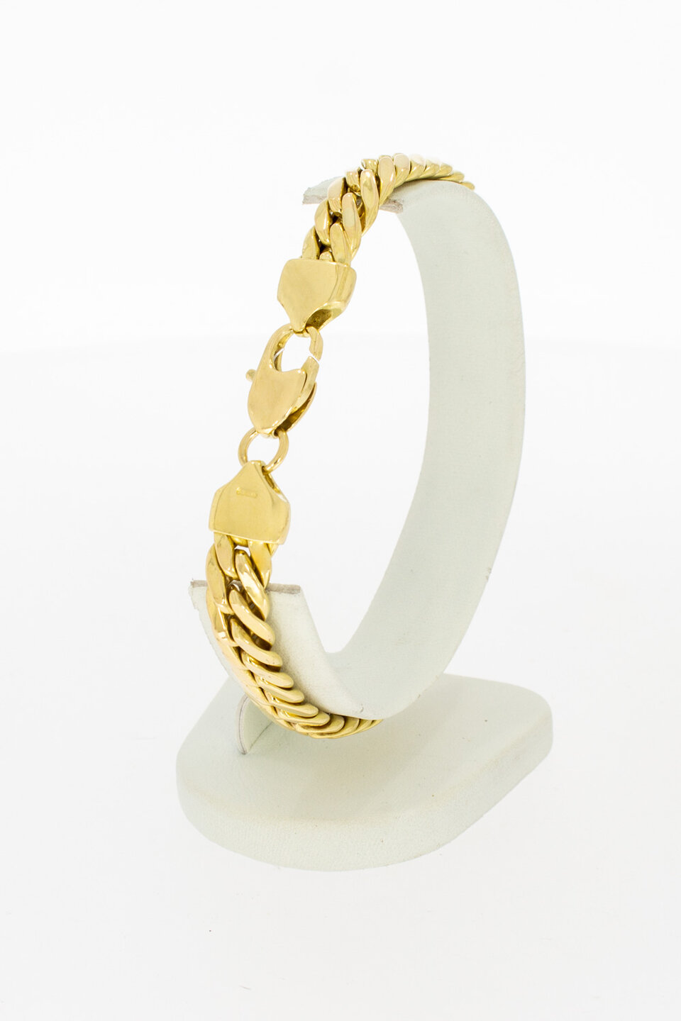 Panzerarmband 18 Karat Gold - 21,5 cm