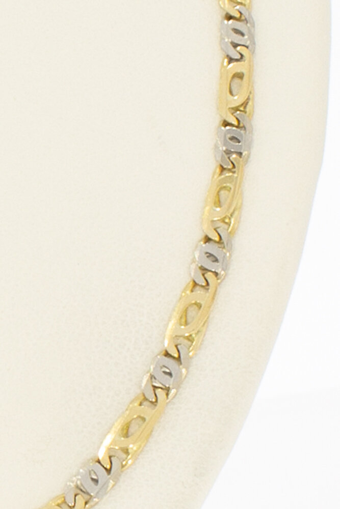 585 Gold Figaro Halskette - 61,5 cm