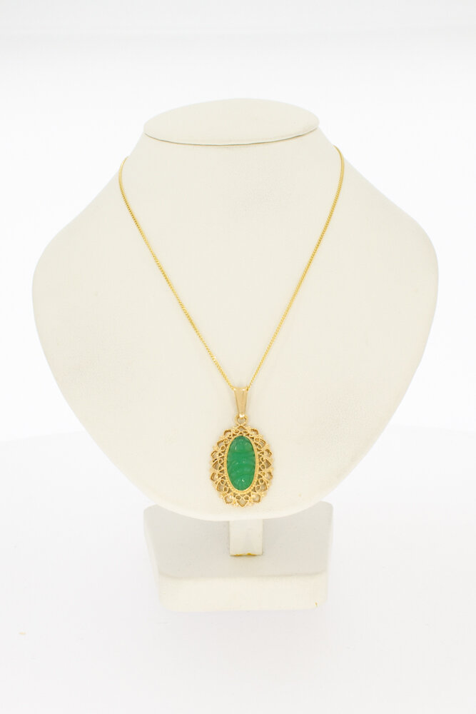 Filigraner Anhänger 585 Gold – 3,1 cm