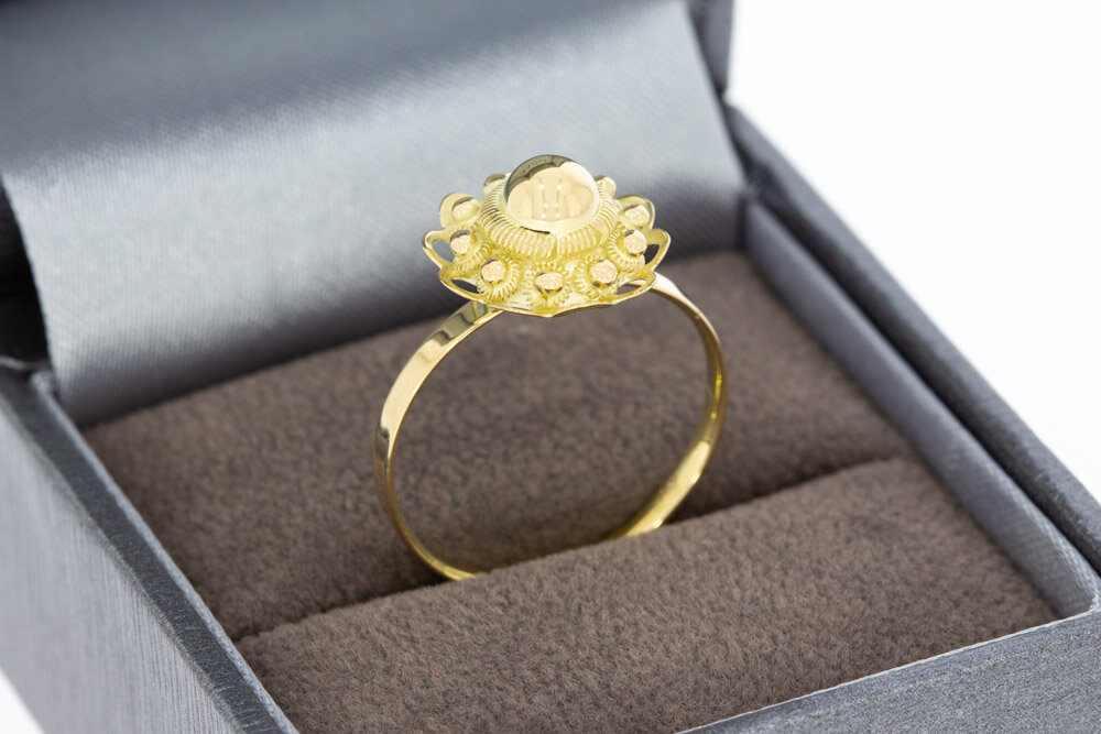 14 Karat Gold Vintage Ring - 17,3 mm