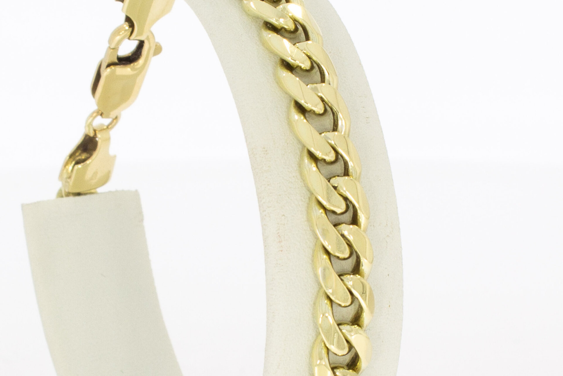 Panzerarmband 585 Gold – 19,5 cm