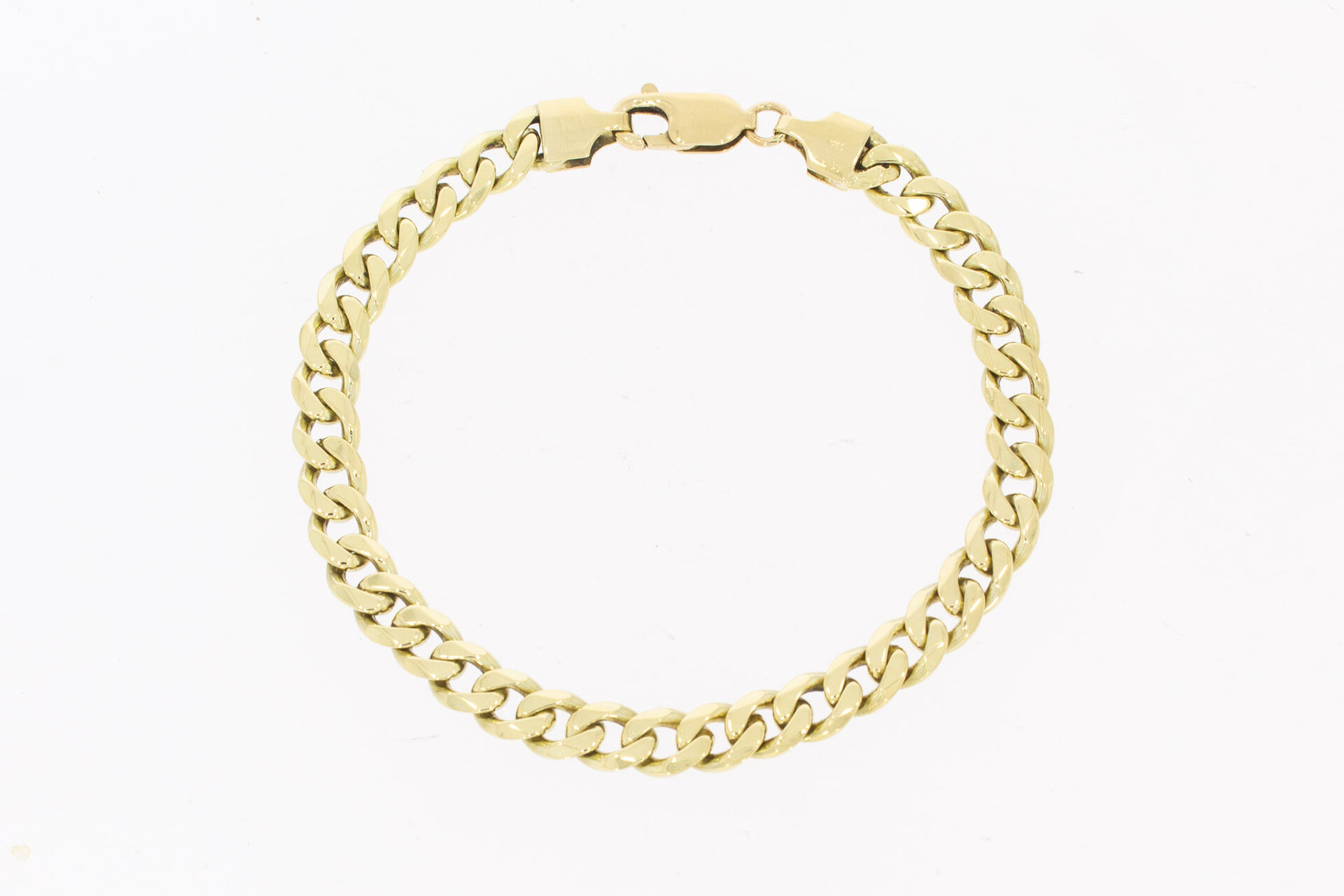 Panzerarmband 585 Gold – 19,5 cm