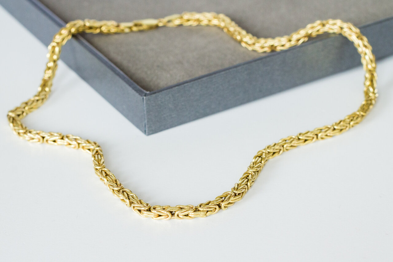 585 Byzantinische Königskette - 45,5 cm