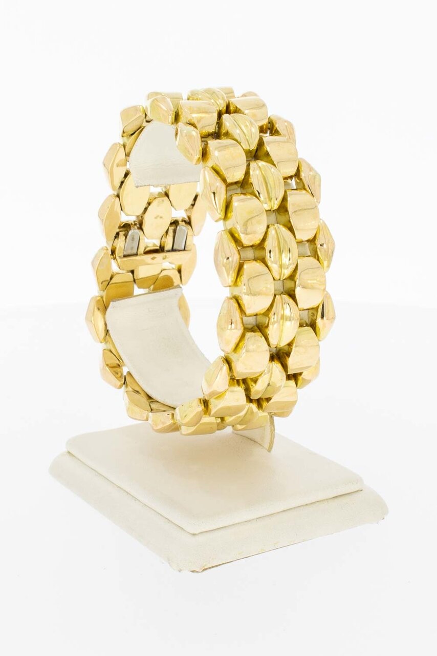 Kaffeebohnen 750er Goldarmband - 19,7 cm