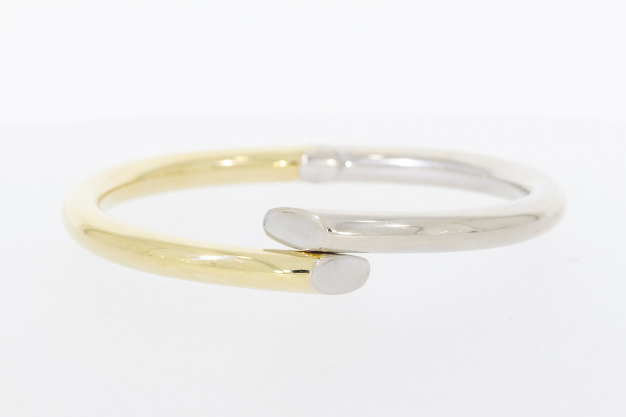 585 bicolor Gold Armreif  61,3 mm x 49,4 mm