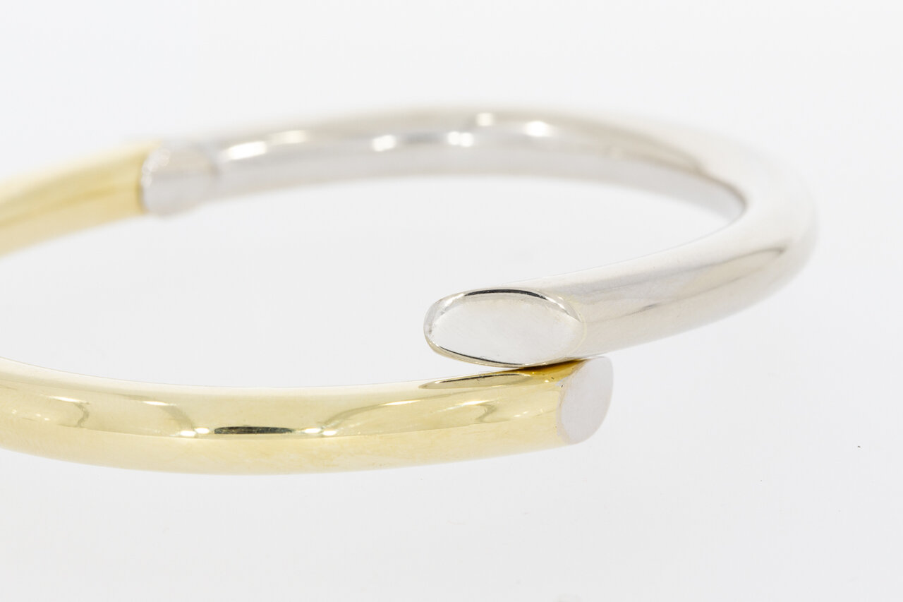 585 bicolor Gold Armreif  61,3 mm x 49,4 mm
