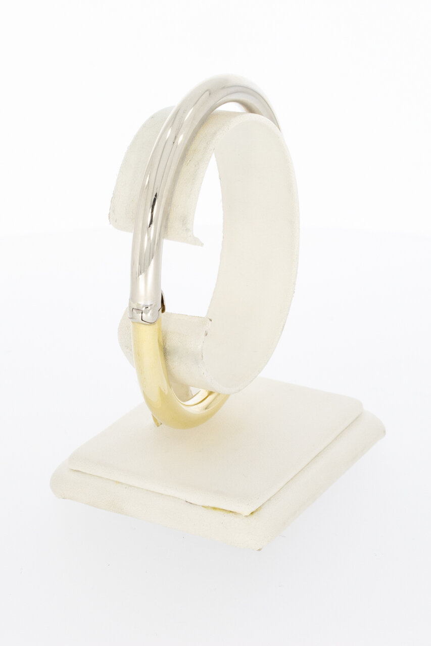585 bicolor Gold Armreif  61,3 mm x 49,4 mm