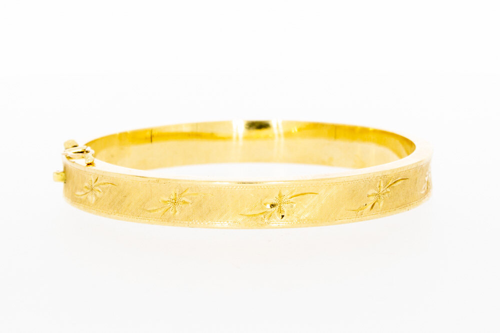 Armreif 14 Karat GelbGold - 57,1 x 52,3