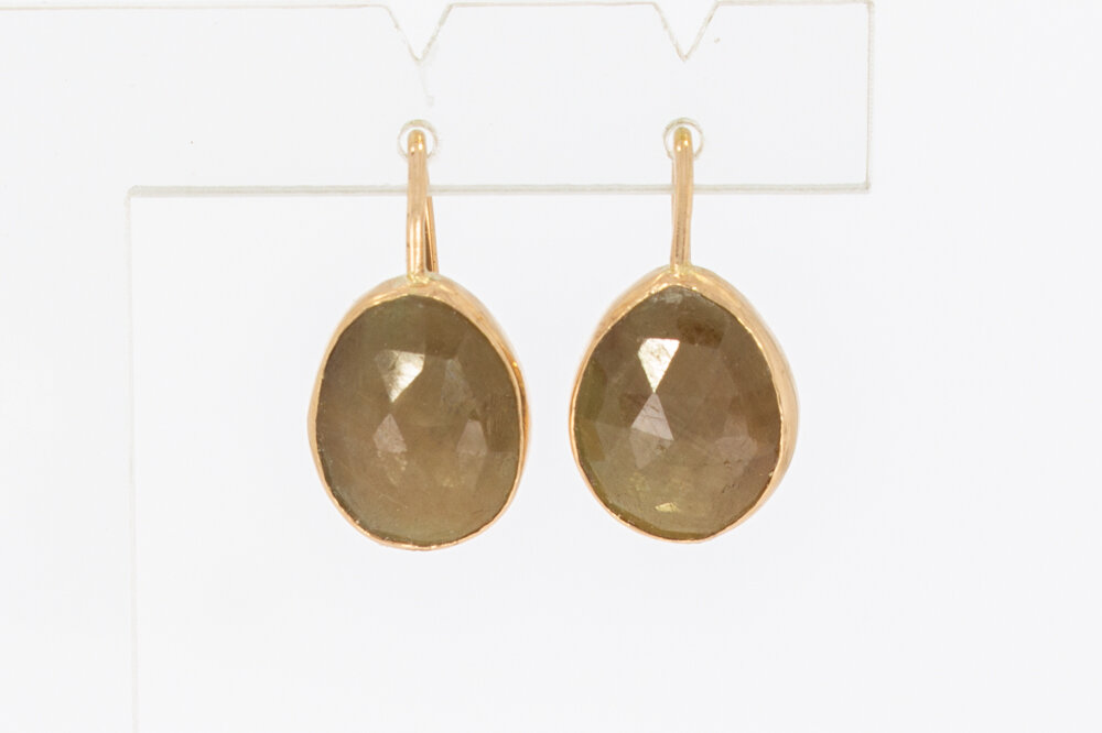 Saphiranhänger 585 Roségold - 2,2 cm