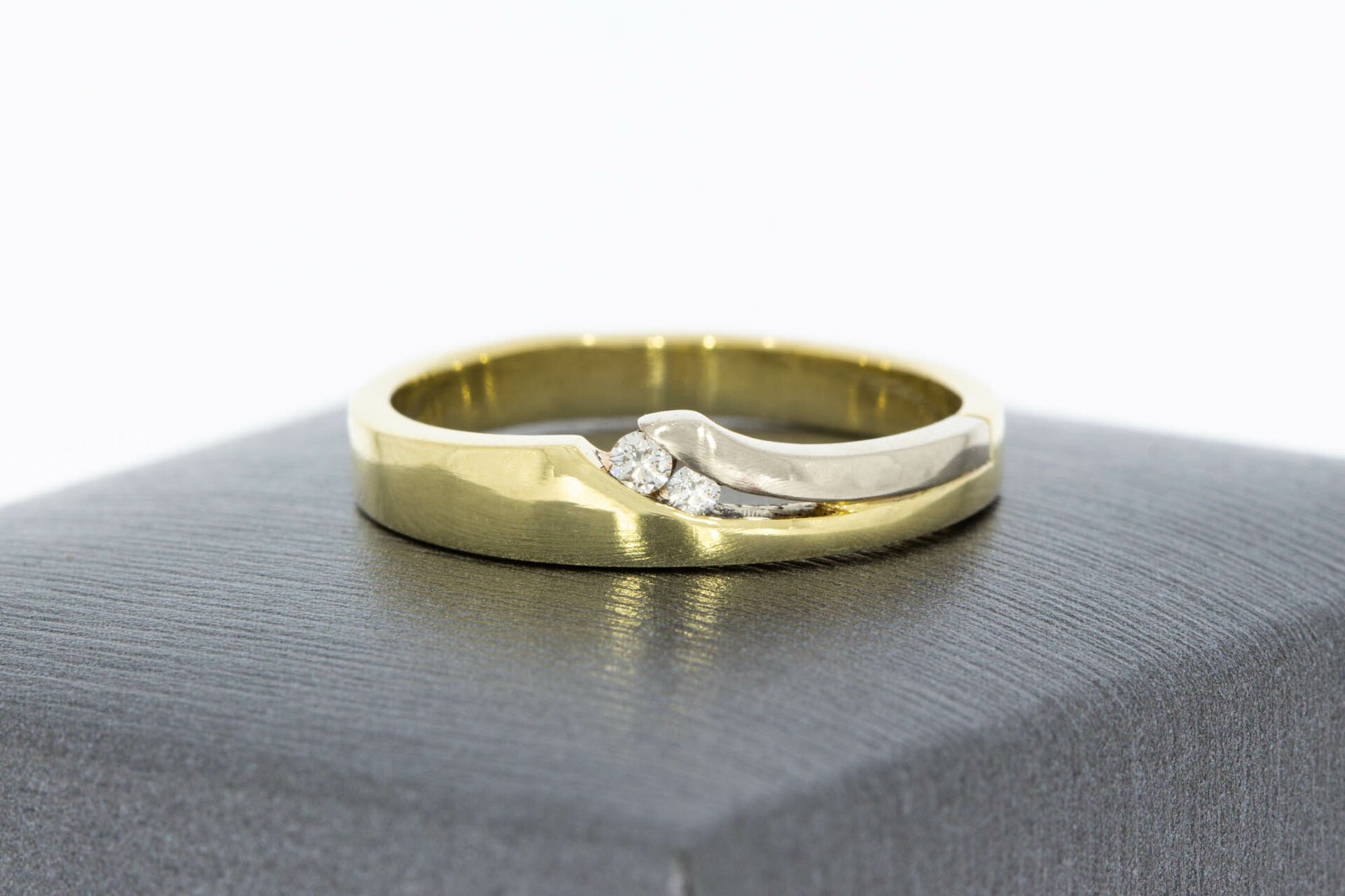 14 Karat Damen Diamantring - 18,1 mm