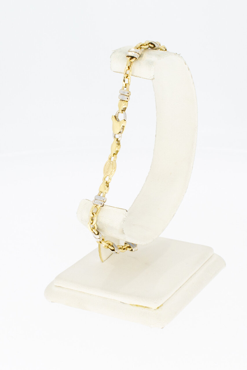 18 Karat Armbändchen Gold - 21,6 cm