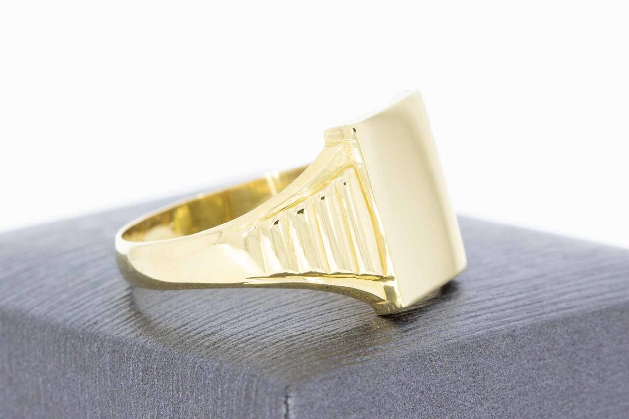 14 Karat Gold Männer Siegelring – 21,2 mm