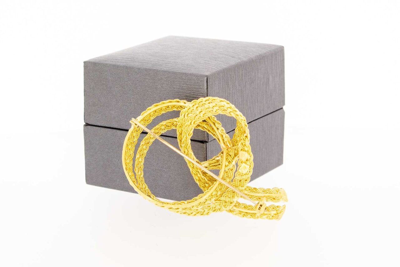 18 Karat zweireihige 