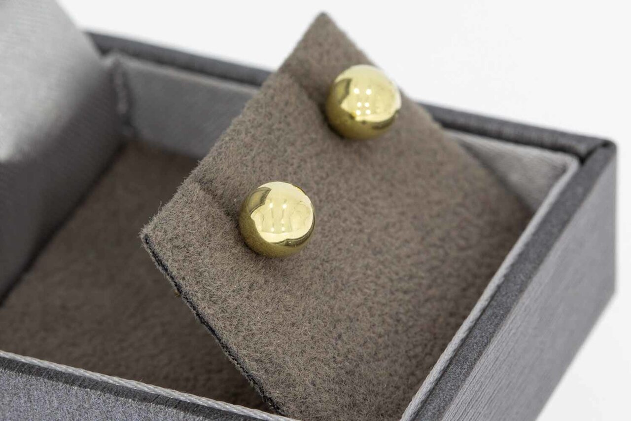 585 Gold Ohrstecker Damen - 0,6 cm