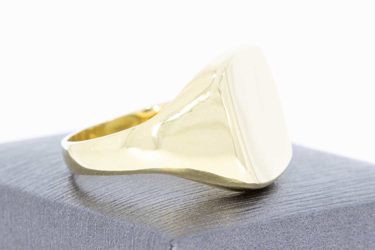 14 Karat Gold Siegelring Männer - 20,5 mm
