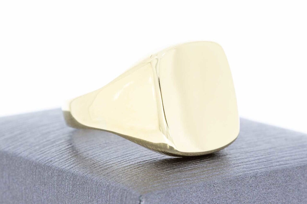 14 Karat Gold Siegelring Männer - 20,5 mm